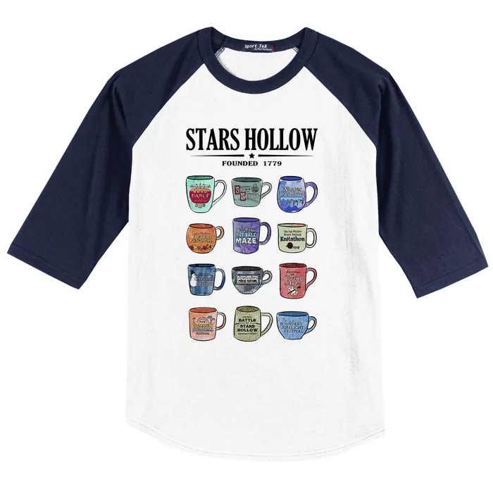 Stars Hollow Mugs Baseball Sleeve Shirt