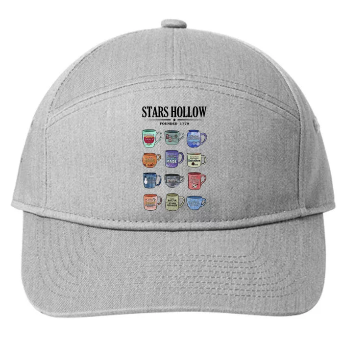 Stars Hollow Mugs 7-Panel Snapback Hat