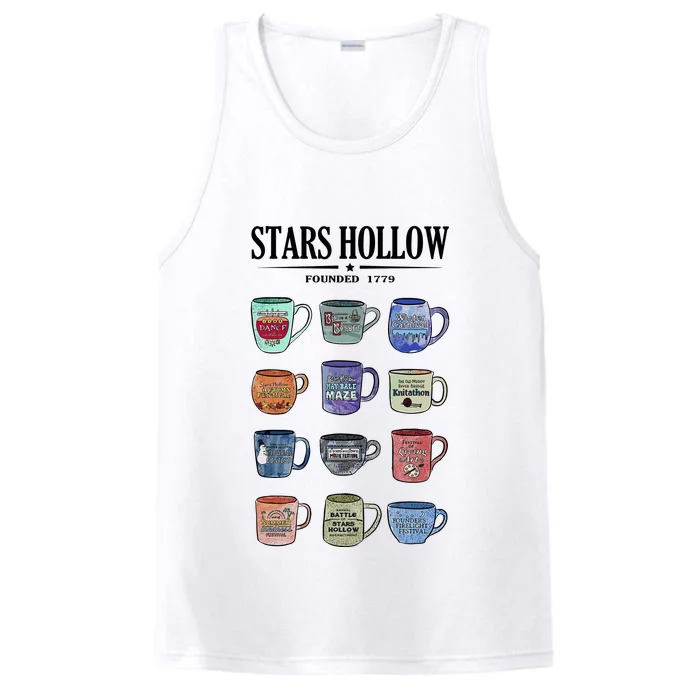 Stars Hollow Mugs Performance Tank