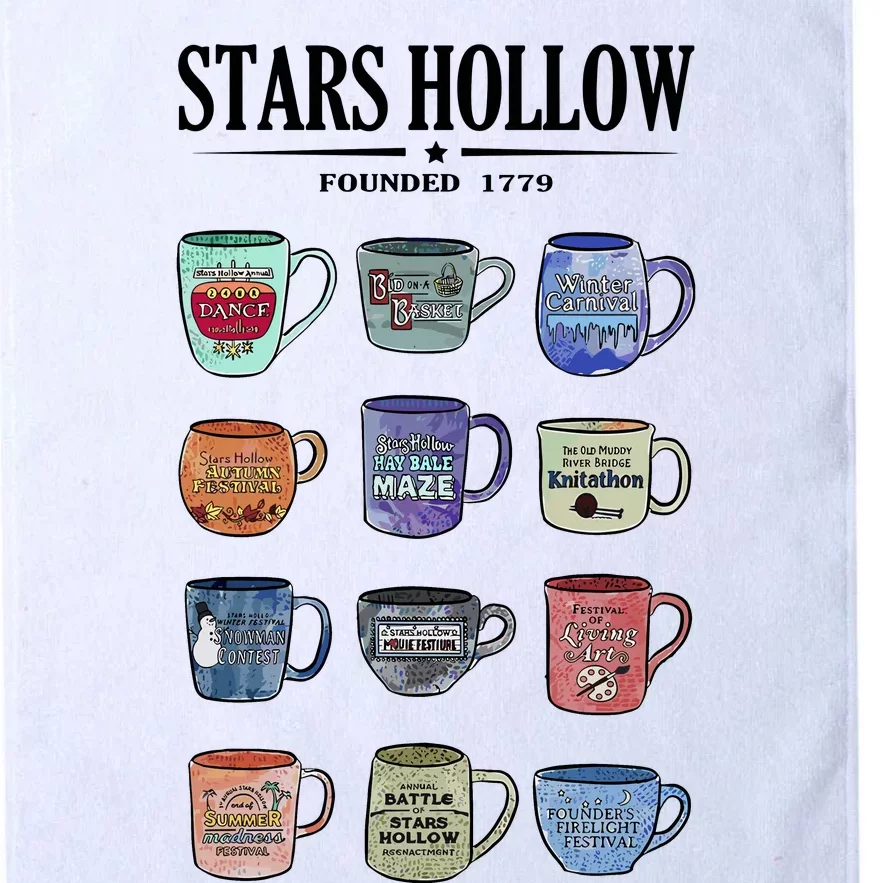 Stars Hollow Mugs Platinum Collection Golf Towel