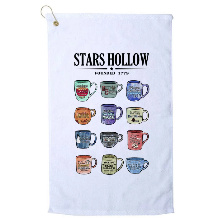 Stars Hollow Mugs Platinum Collection Golf Towel