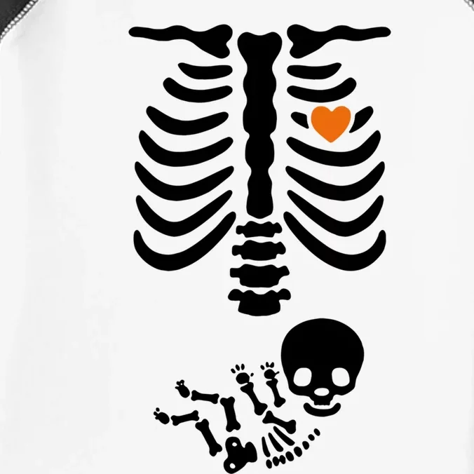 Skeleton Halloween Maternity Pregnancy Announcet Funny Gift Infant Baby Jersey Bodysuit