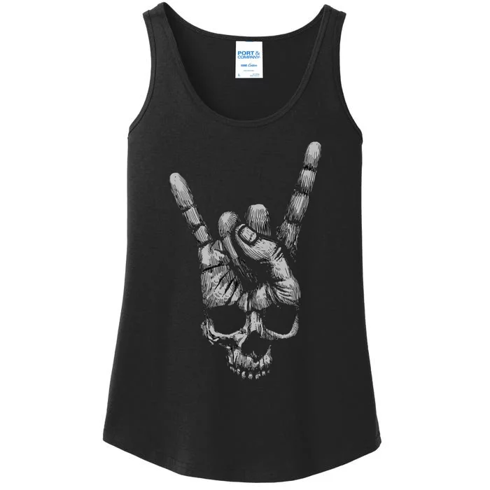 Skull Heavy Metal Ladies Essential Tank