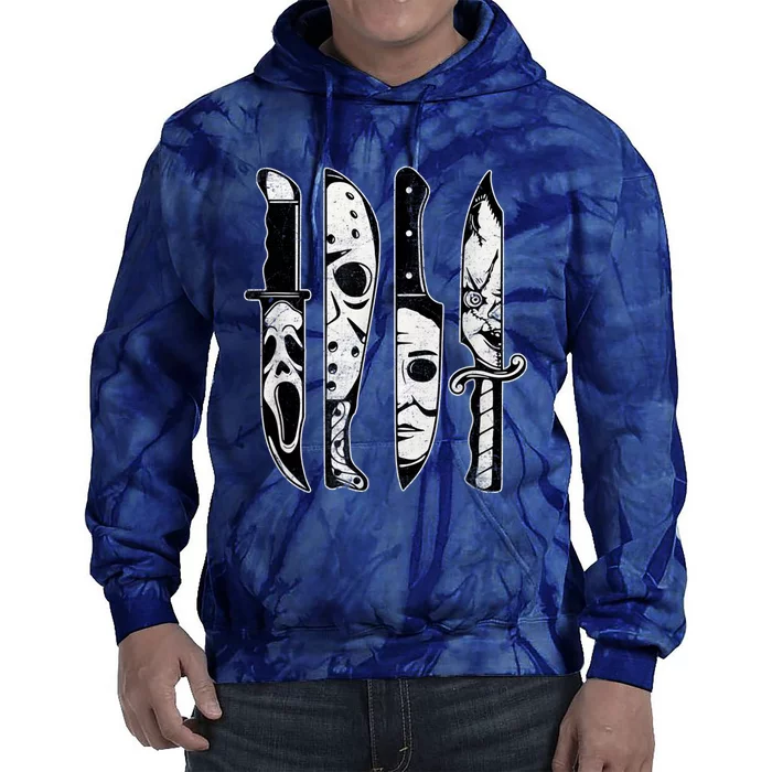 Scary Horror Movies Halloween Costume Gift Tie Dye Hoodie