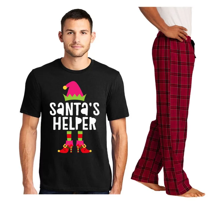 Santa's Helper  Matching Christmas Elves Pajama Set