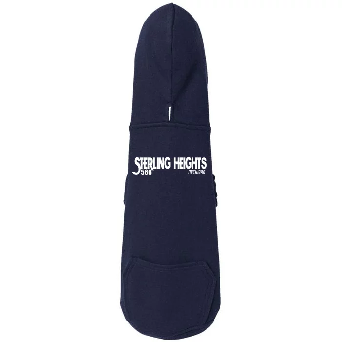 Sterling Heights Michigan 586 Doggie 3-End Fleece Hoodie