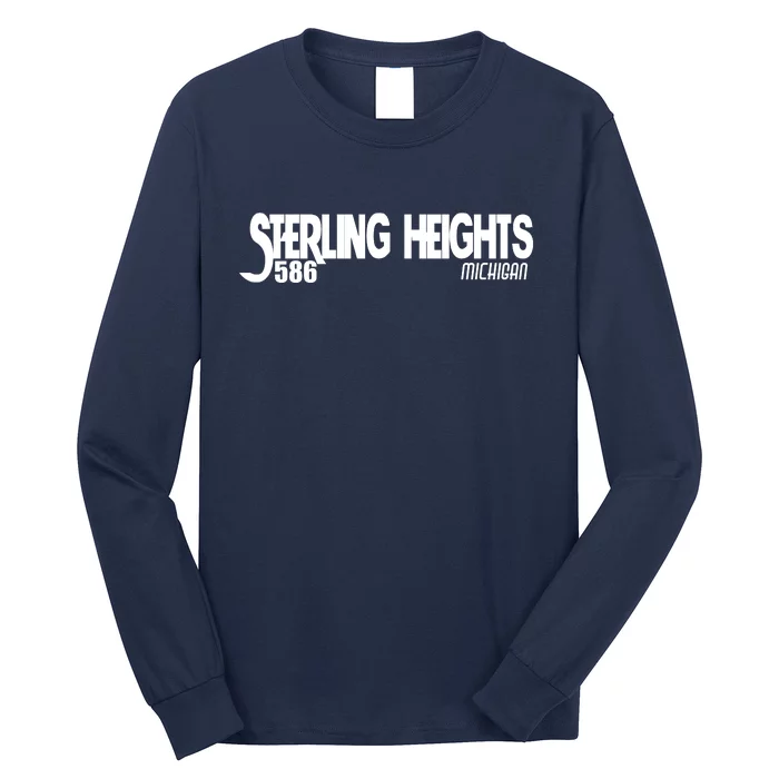 Sterling Heights Michigan 586 Long Sleeve Shirt