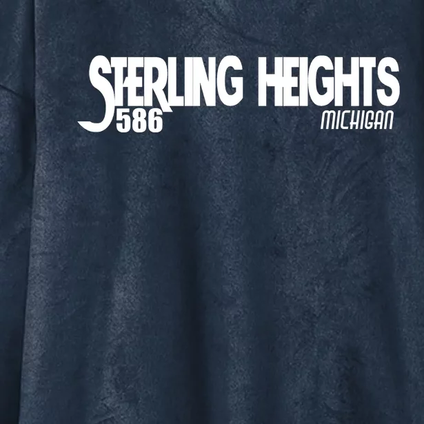 Sterling Heights Michigan 586 Hooded Wearable Blanket