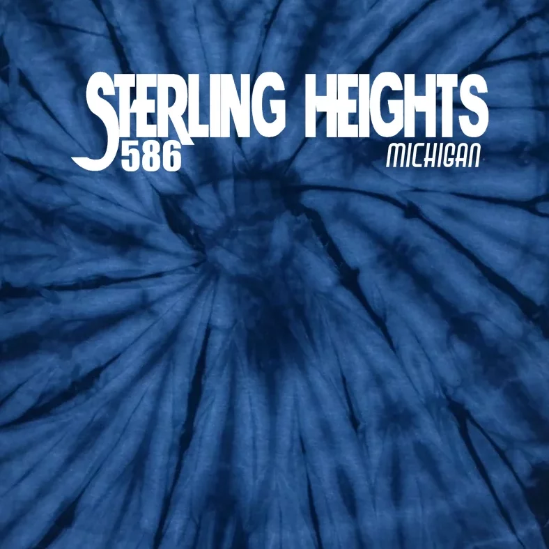 Sterling Heights Michigan 586 Tie-Dye T-Shirt