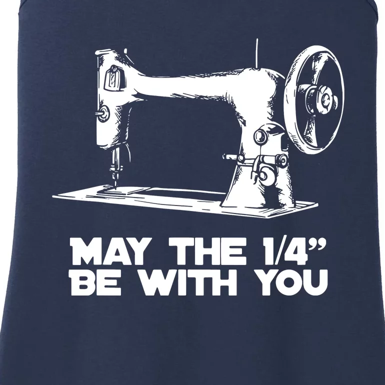 Sewing Humor May The 14 Be With You Funny Sewing Ladies Essential Tank