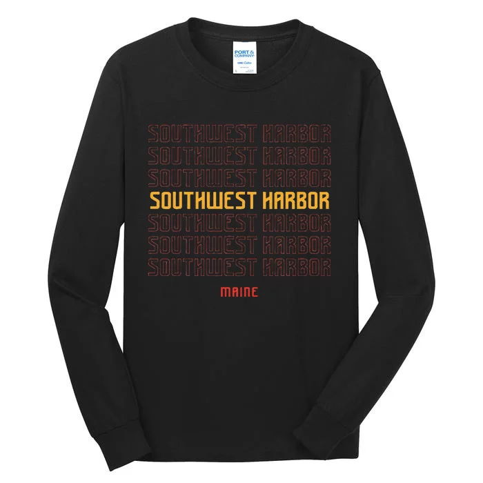 Southwest Harbor Maine Tall Long Sleeve T-Shirt