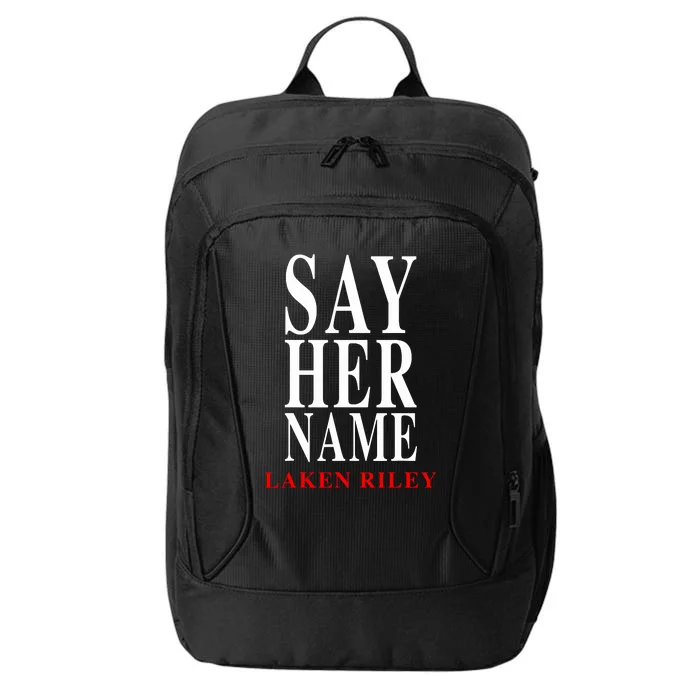 Say Her Name Laken Riley City Backpack