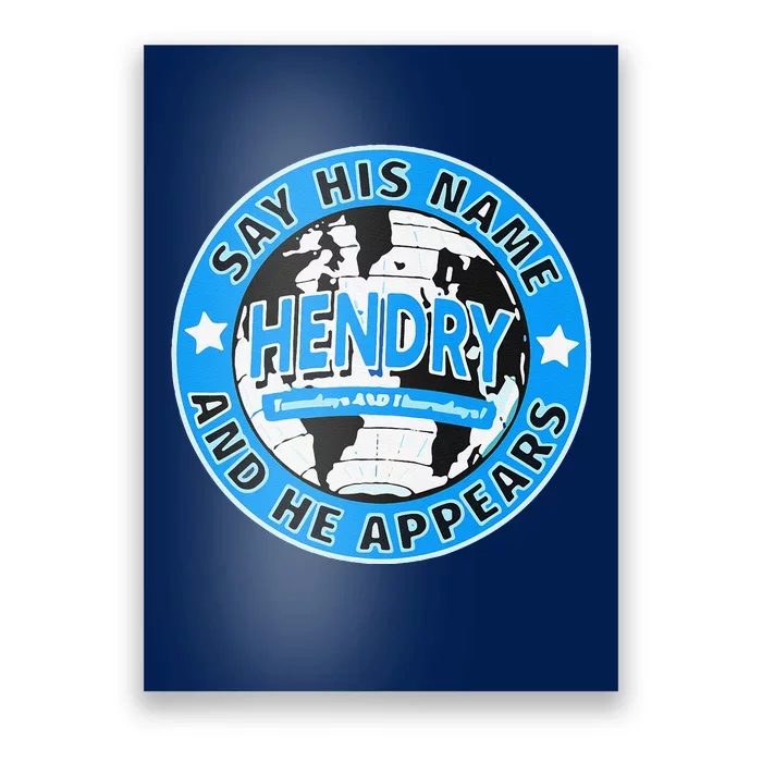 Say His Name And He Appears Joe Hendry Poster