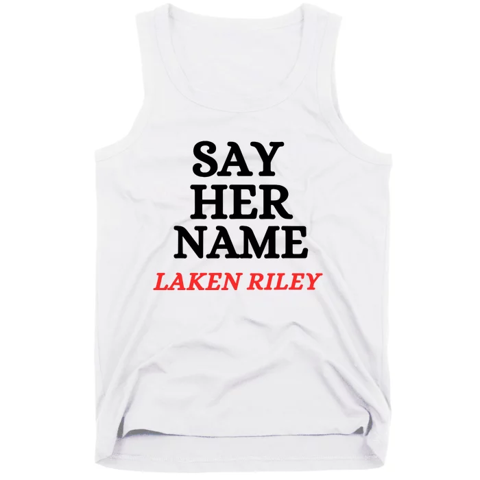 Say Her Name Laken Riley Tank Top