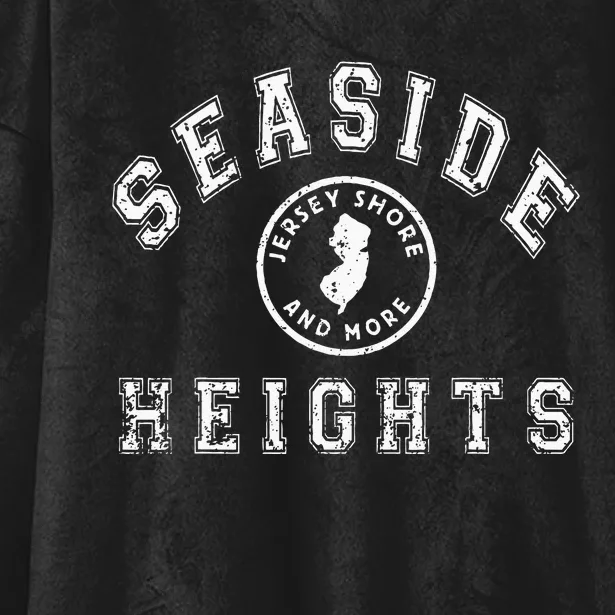 Seaside Heights NJ Jersey Shore New Jersey Graphic Hooded Wearable Blanket