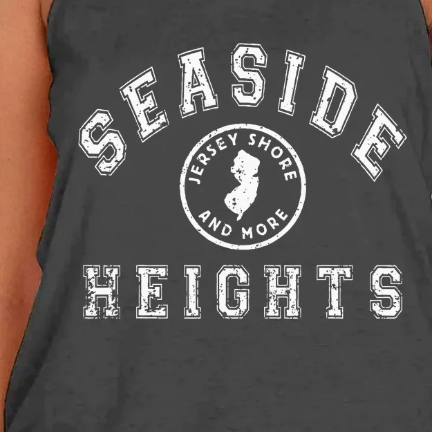 Seaside Heights NJ Jersey Shore New Jersey Graphic Women's Knotted Racerback Tank