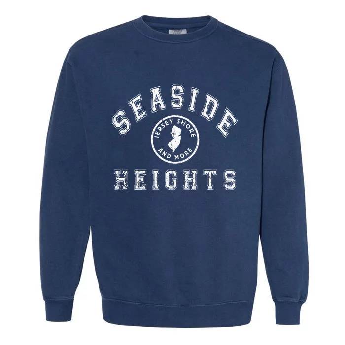 Seaside Heights NJ Jersey Shore New Jersey Graphic Garment-Dyed Sweatshirt