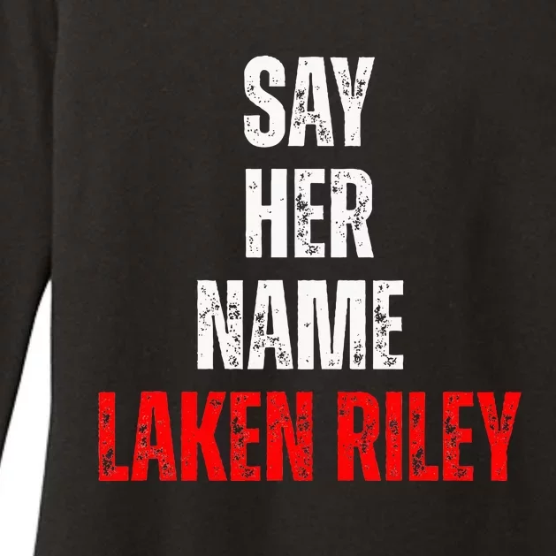 Say Her Name Say Her Name Laken Riley Womens CVC Long Sleeve Shirt