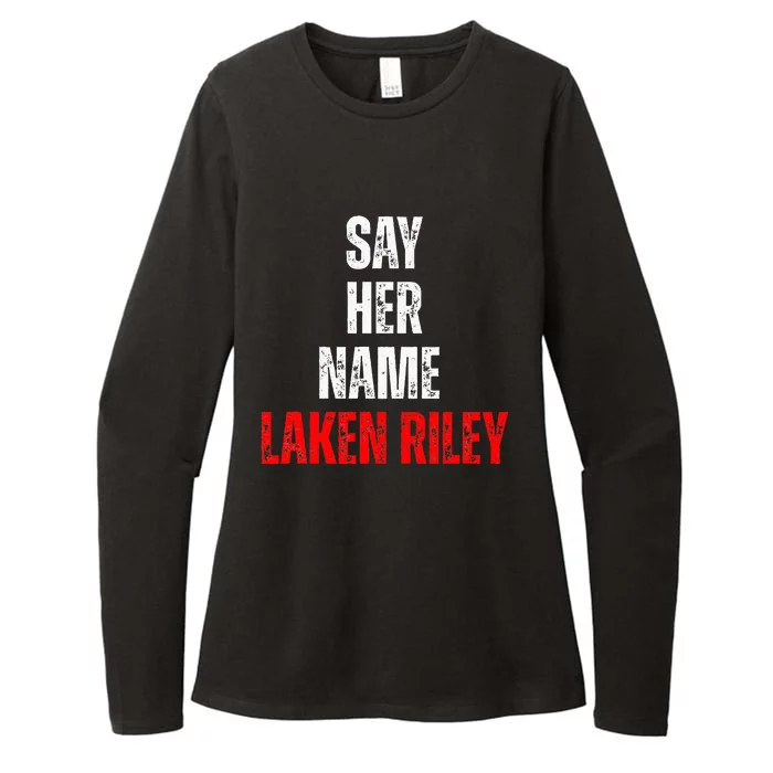 Say Her Name Say Her Name Laken Riley Womens CVC Long Sleeve Shirt