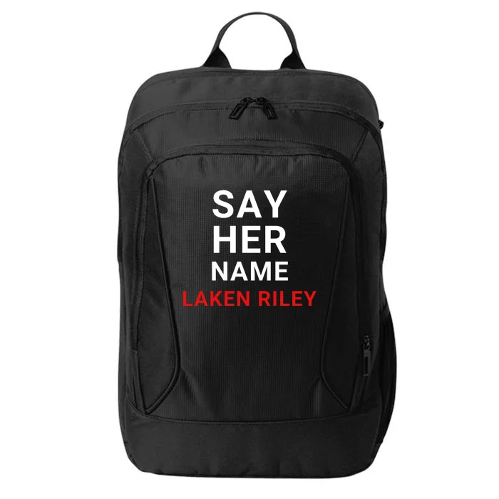 Say Her Name Laken Riley City Backpack