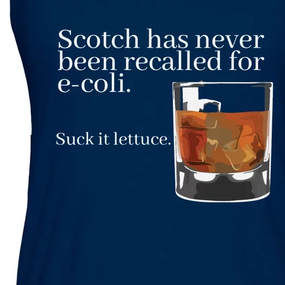 Scotch Has Never Been Recalled For EColi Funny Whisky Ladies Essential Flowy Tank