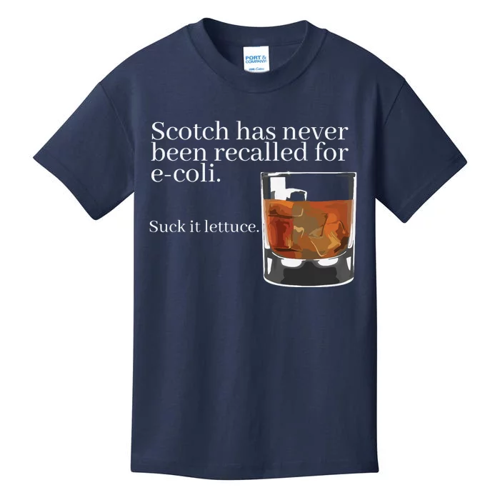 Scotch Has Never Been Recalled For EColi Funny Whisky Kids T-Shirt