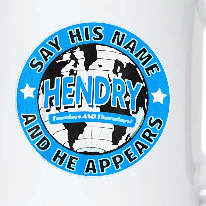 Say His Name And He Appears Joe Hendry Black Color Changing Mug