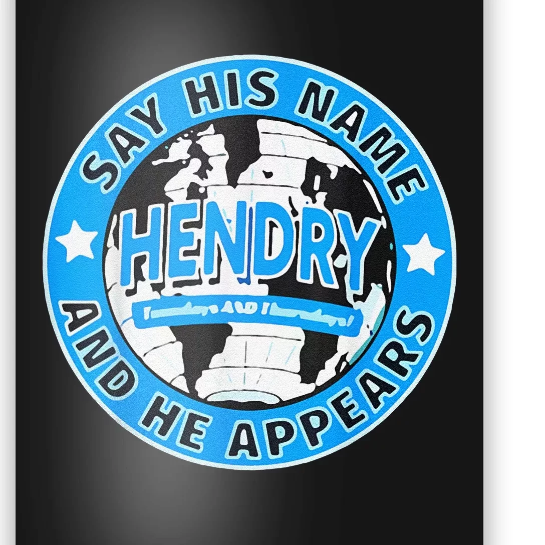 Say His Name And He Appears Joe Hendry Poster