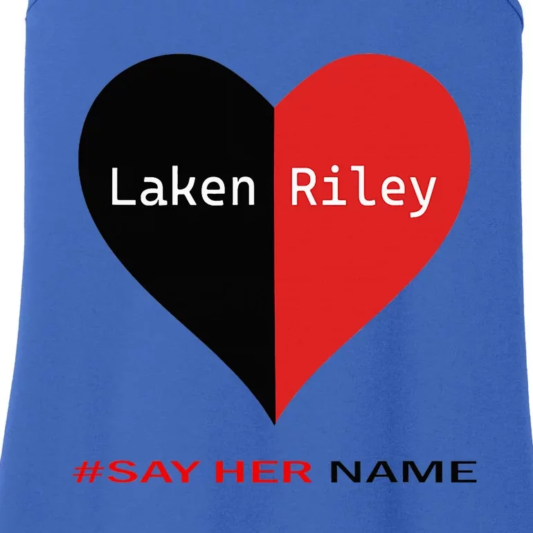 Say Her Name Laken Riley Ladies Essential Tank