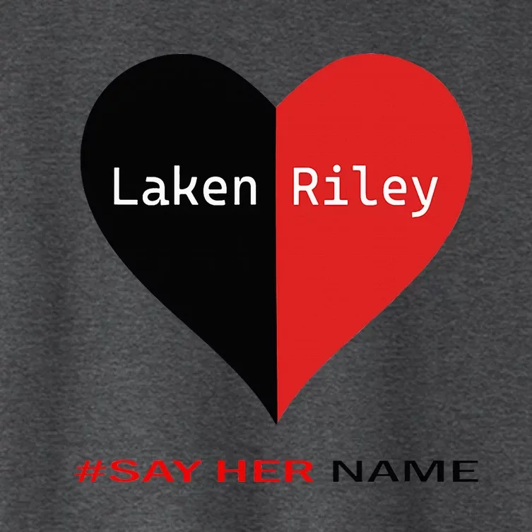 Say Her Name Laken Riley Women's Crop Top Tee