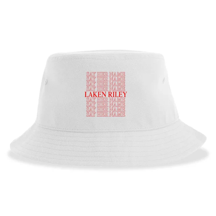 Say Her Name Say Her Name Laken Riley Sustainable Bucket Hat