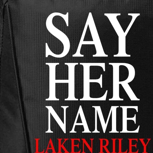 Say Her Name Laken Riley City Backpack