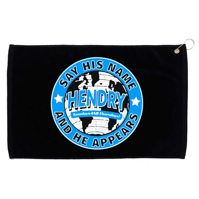 Say His Name And He Appears Joe Hendry Grommeted Golf Towel