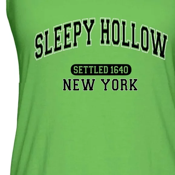 Sleepy Hollow New York Settled 1640 Ladies Essential Flowy Tank