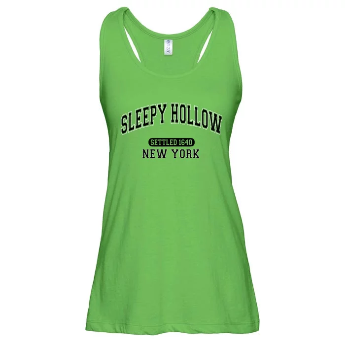 Sleepy Hollow New York Settled 1640 Ladies Essential Flowy Tank