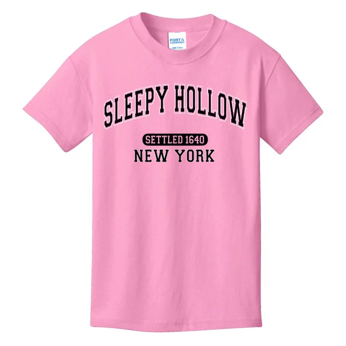 Sleepy Hollow New York Settled 1640 Kids T-Shirt