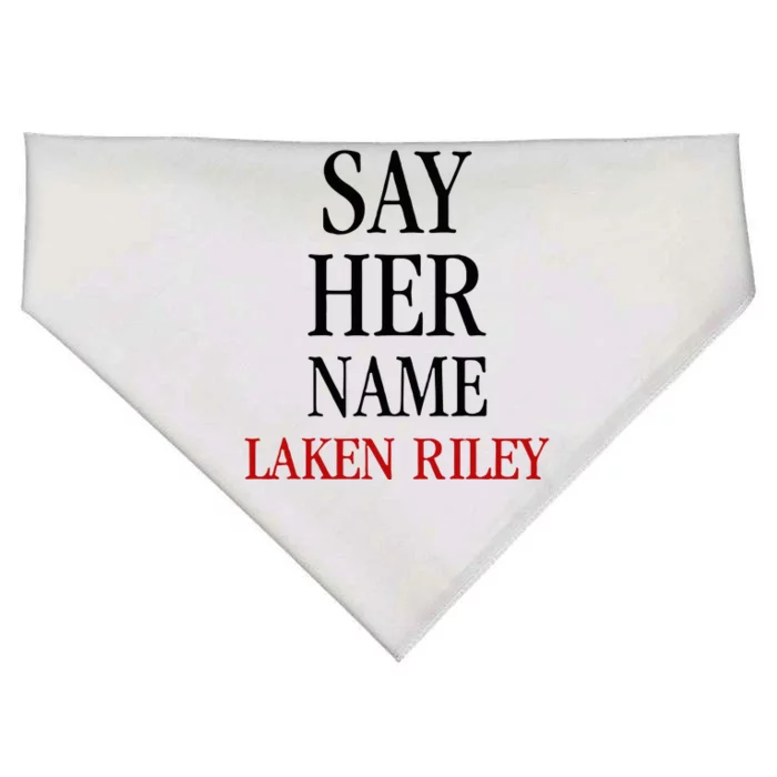 Say Her Name Laken Riley USA-Made Doggie Bandana