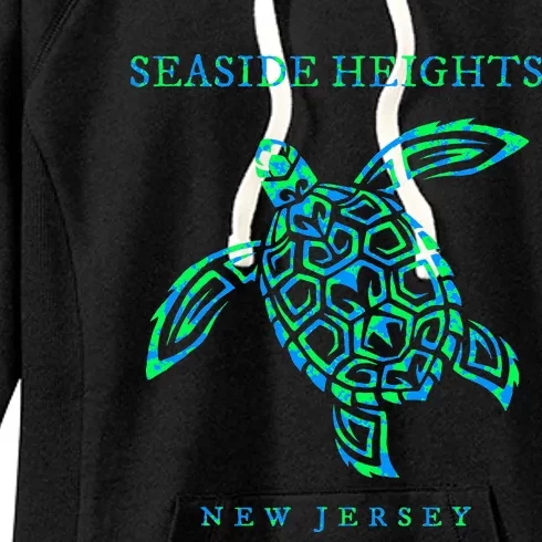 Seaside Heights New Jersey Sea Turtle Women's Fleece Hoodie