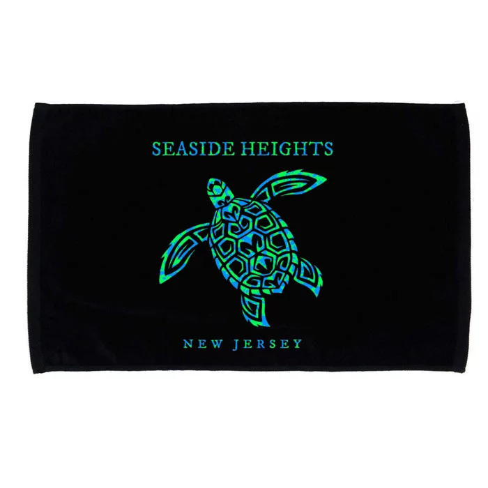 Seaside Heights New Jersey Sea Turtle Microfiber Hand Towel