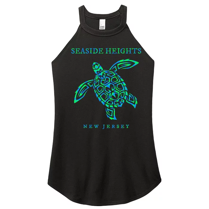 Seaside Heights New Jersey Sea Turtle Women’s Perfect Tri Rocker Tank