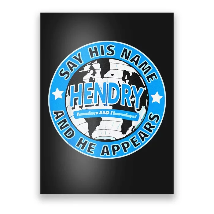 Say His Name And He Appears Joe Hendry Poster