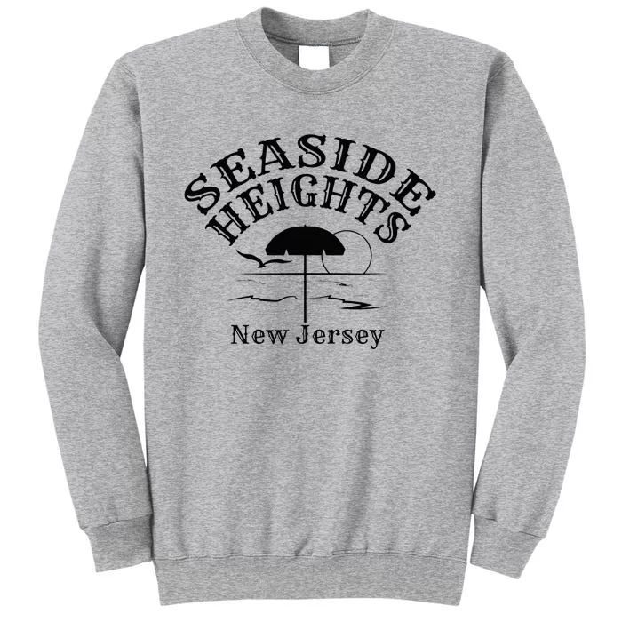 Seaside Heights New Jersey Beach Ocean Shore Boardwalk Town Tall Sweatshirt