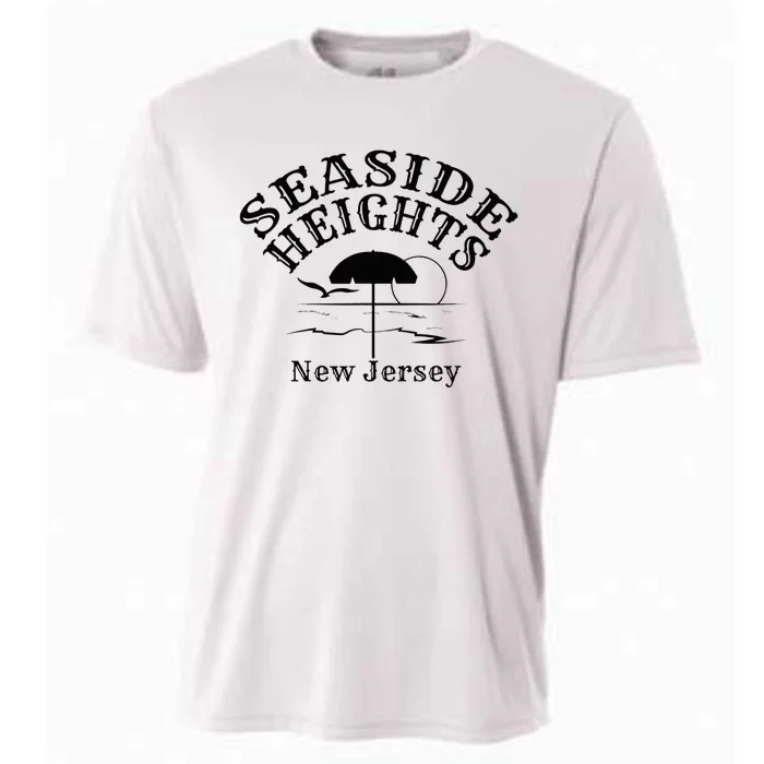 Seaside Heights New Jersey Beach Ocean Shore Boardwalk Town Cooling Performance Crew T-Shirt