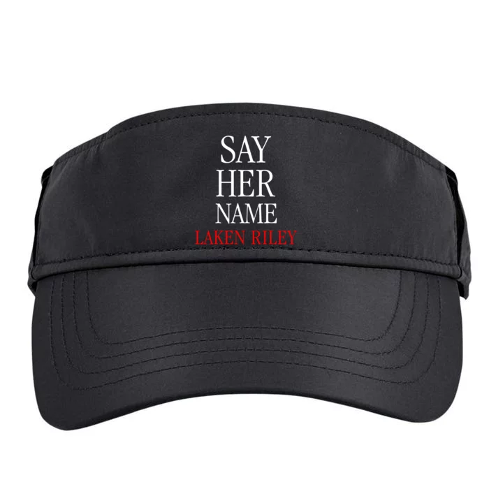 Say Her Name Laken Riley Adult Drive Performance Visor