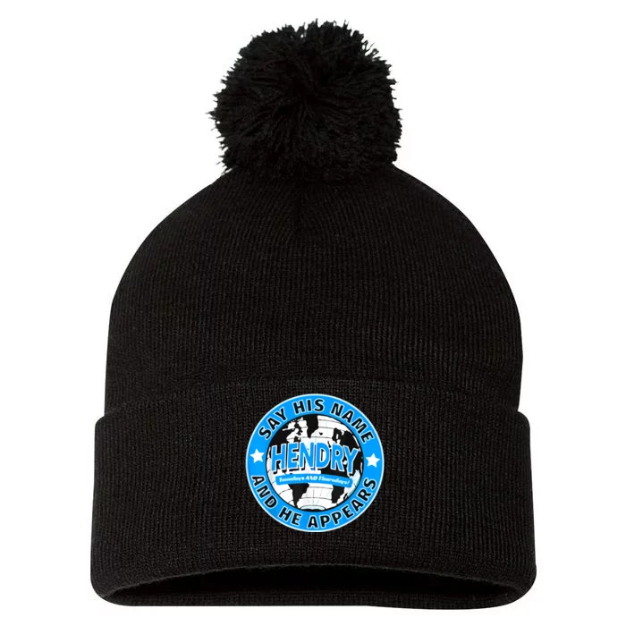 Say His Name And He Appears Joe Hendry Pom Pom 12in Knit Beanie