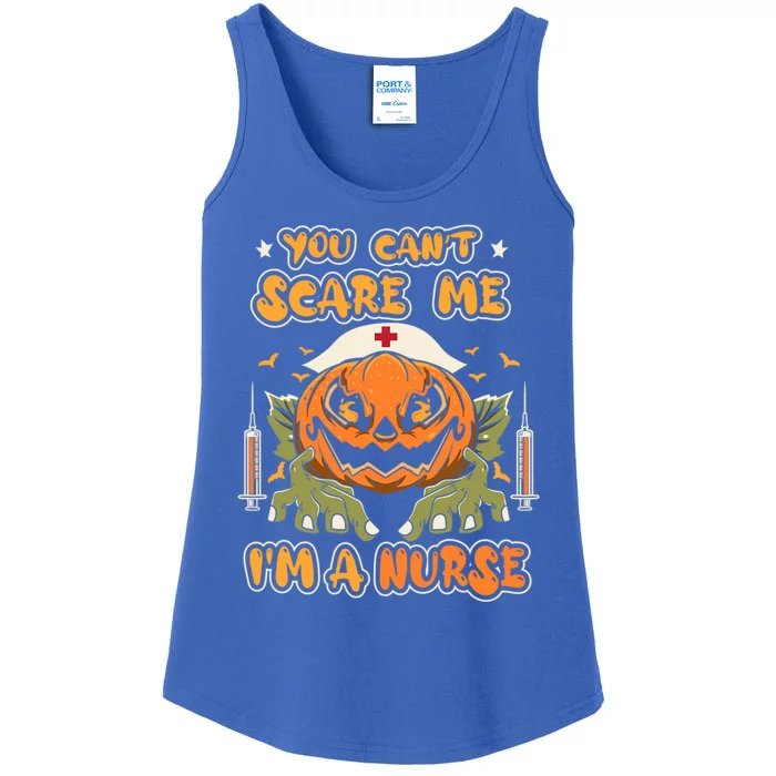 Spooky Halloween Nurse You CanT Scare Me IM A Nurse Gift Ladies Essential Tank