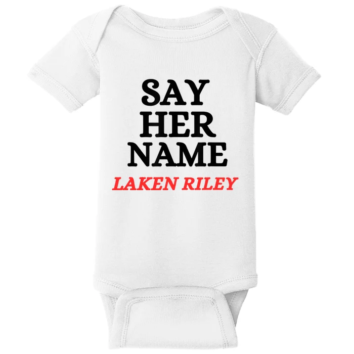 Say Her Name Laken Riley Baby Bodysuit