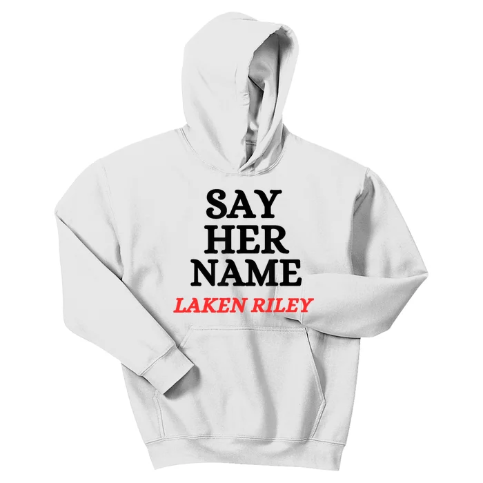 Say Her Name Laken Riley Kids Hoodie