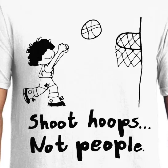 Shoot Hoops Not People Pajama Set