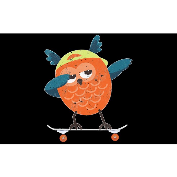 Skateboarding Hoot Owl on Skateboard Gift for Skater Bumper Sticker